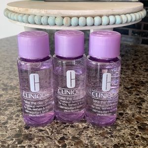 Clinique makeup remover.